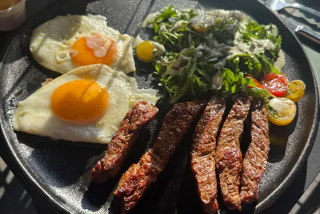 N.Y strip steak