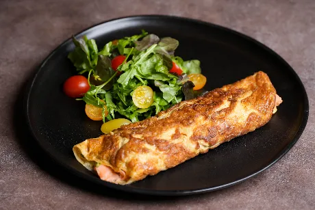  omelette salmon