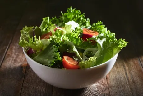 Salmon & shrimp salad