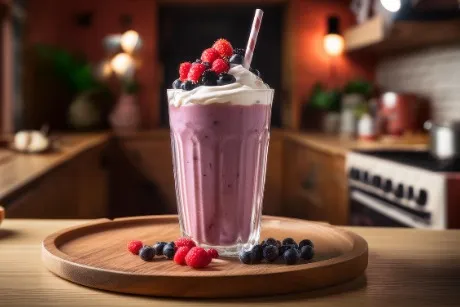 Çilekli Milkshake