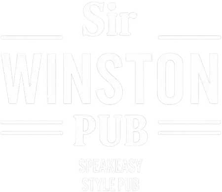 Sir Winston Pub Hilltown white logo